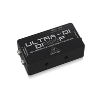 Behringer Ultra-DI DI400P Boîtier Passif Monoéquilibré 1 Canal pour Microphones et Instruments de Scène – Équipement Audio de Studio