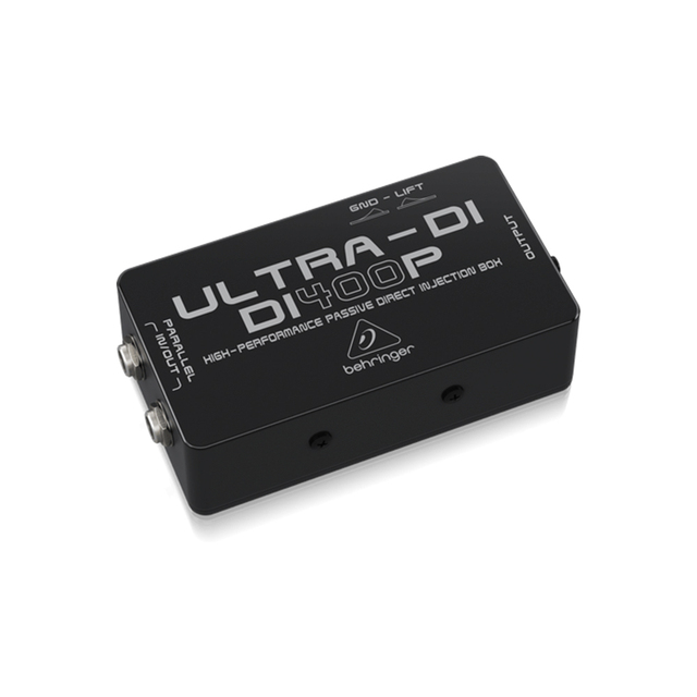 Behringer Ultra-DI DI400P 1-Channel Passive Di-Balanced Box Studio Sound Equipment for Microphones & Stage Music Instrument