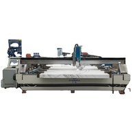 Machine de découpe à jet d'eau CNC QIANRUI, pompe haute précision pour la sculpture et la découpe du marbre, 110V/380V/420V, 4000kg, garantie de 2 ans