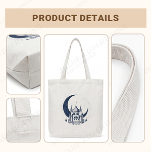 Borsa in tela organica personalizzabile con logo serigrafato, manico lungo, chiusura a cerniera, ecologica, riciclabile, riutilizzabile, resistente, moderna, semplice e neutra. - Product Image 3