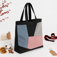 Sac fourre-tout en toile pour réunions saisonnières, articles accessibles, marquage graphique personnalisé pour lots à volume variable