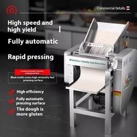 Nouvelle machine à pain automatique à grande vitesse, conversion de fréquence, silencieuse, en acier inoxydable, laminoir à pâte, presse à farine
