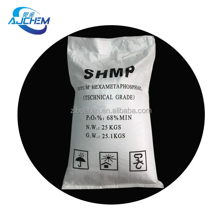 Preço de fábrica Hexametafosfato de sódio SHMP de qualidade industrial para alimentos