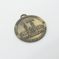 Médailles de cuivre antiques en alliage de zinc 3D de récompenses de trophées de sports en métal personnalisé