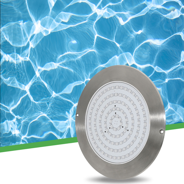 Pool Lighting Options 24w Slim Flat Pool Lights Underwater Colorful Remote Control Rgb 12v Led Swimming Pool Lights IP68 304SS