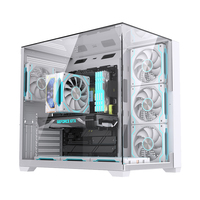 Caja de PC para Juegos Zeromaster con Vista Panorámica, Torre Completa ATX, Aleación de Aluminio, Vidrio Templado, con Ventilador de Alto Flujo de Aire, Fábrica OEM