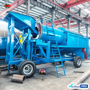 غربال دوار صغير للخامات مع محرك وتروس، معدات فرز متنقلة هزازة، سعة 350 طن/ساعة، الأكثر مبيعًا في الصين - Product Image 3