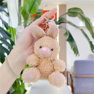 Sıcak Satış Sevimli Küçük Oyuncak Ayı Mini Toplu Peluş Anahtarlıklar Kolye Toptan Karikatür Tavşan Doldurulmuş Anahtarlıklar Çocuk Oyuncakları - Product Image 6