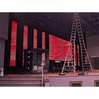 Écran LED d'affichage vidéo flexible pour publicité intérieure et extérieure 500*500, panneau LED intérieur, directement de l'usine