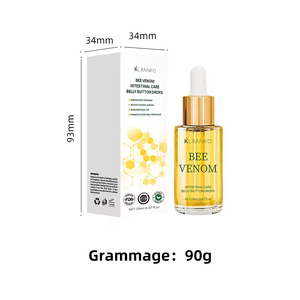 Vente en gros OEM Marque privée Gouttes amincissantes au venin d'abeille <span class=keywords><strong>pour</strong></span> le nombril Détox intestinale Huile de perte de poids Sérum Logo personnalisé - Product Image 6