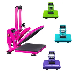 Mais Novo A4 Tamanho T-shirt Mini Heat Press Máquinas Calor Imprensa Sublimação Impressão Máquinas Para Tumblers