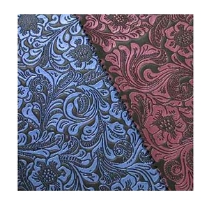 Tissu en cuir synthétique PVC avec support en tissu tricoté, toucher doux, imperméable, pour sièges de voiture, canapés, meubles, tapisserie - Product Image 1