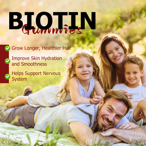 Custom Logo Biotin 10000mcg Vegan Hair Gummies for Hair Skin Nails Biotin Hair Growth Gummies Natural Strawberry Flavor Gummy - Product Image 3