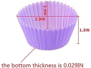 Molde de silicona reutilizable multicolor para cupcakes, paquete de 36, molde de silicona para fondant, molde de silicona para barras de chocolate, moldes de silicona para decoración - Product Image 4