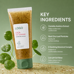 Nettoyant Visage Hydratant Apaisant à la Centella Asiatica Naturelle, Purifiant les Pores, Réduit les Rougeurs, Non Irritant, Gel Nettoyant à la Centella - Product Image 4
