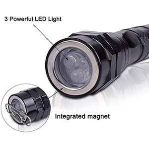 Lampe torche télescopique magnétique 3 LED avec fonction de ramassage, éclairage pour réparation automobile, lumière d'antenne flexible et grande queue - Product Image 2