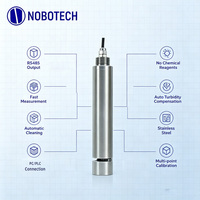 Sonde de turbidité numérique NOBOTECH NS-COL800 avec capteur de couleur et sortie RS485 et 4-20mA pour l'analyse de la qualité de l'eau