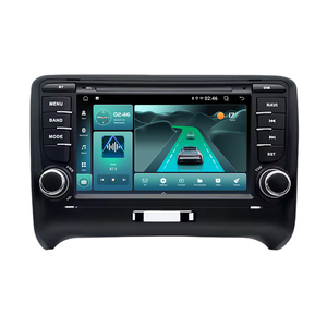 Otomatik Stereo 7 inç dokunmatik ekran <span class=keywords><strong>Android</strong></span> 15 araba radyo için Audi TT MK2 8J 2006-2014 Wifi Video oynatıcı Gps navigasyon kafa Uni - Product Image 1