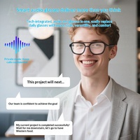 Gafas Inteligentes TR90 Más Vendidas para Llamadas, Música, Traducción por IA, Ideales para Reuniones, Trabajo de Oficina, Desplazamientos, Disponibles como Gafas de Sol