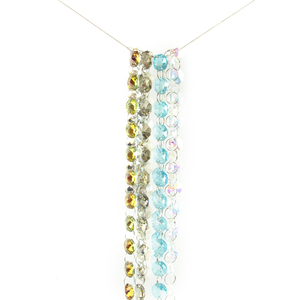 Honor of crystal Home Hotel Restaurant Shop décoration K9 cristal octogone <span class=keywords><strong>perles</strong></span> cristal pendentifs lustre accessoires <span class=keywords><strong>perles</strong></span> - Product Image 2