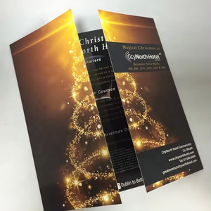 Brochure promotionnelle personnalisée de haute qualité à trois volets, brochure d'entreprise, dépliants, conception de brochure, impression couleur, prix bas - Product Image 3