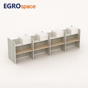 EGROspace Fournisseur de mobilier commercial : Poste de travail cloisonné pour 4 personnes, <span class=keywords><strong>bureau</strong></span> individuel, cabine de <span class=keywords><strong>bureau</strong></span> - Product Image 4