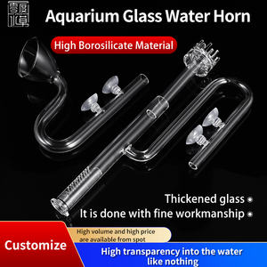 WYIN ZRDR W09-07 W09-08 <span class=keywords><strong>12MM</strong></span> 16MM co2 <span class=keywords><strong>aquarium</strong></span> sortie et entrée <span class=keywords><strong>Aquarium</strong></span> Lily verre tuyau verre entrée d'eau - Product Image 2