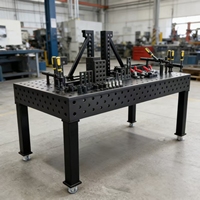Table de soudage 3D industrielle personnalisable pour l'assemblage de pièces métalliques, en acier Q355 avec surface nitrurée au plasma