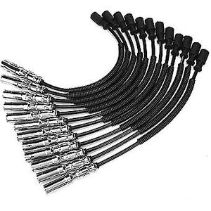 Bbmart Auto pièces de voiture de rechange fil de bougie d'allumage 1121500118 câble d'allumage 44cm pour Mercedes Benz classe C classe E Ml <span class=keywords><strong>Slk</strong></span> <span class=keywords><strong>320</strong></span> acier - Product Image 4
