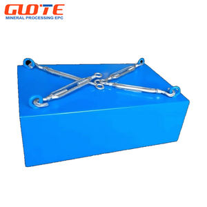 Altura 200mm Placa magnética Separador de hierro magnético Suspensión Imán Cinta transportadora Separador magnético - Product Image 5