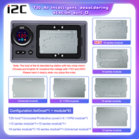 Plateforme chauffante pour téléphone portable I2C T30, plaque chauffante séparatrice d'écran pour la réparation d'écrans LCD des séries iPhone 12/13/24/15, accessoires T20