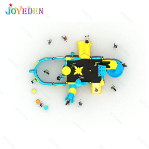 Atractivo juego de plástico para jardín de infantes, toboganes de Barco Pirata para niños, <span class=keywords><strong>parque</strong></span> de juegos de plástico para exteriores para <span class=keywords><strong>Parque</strong></span> de Atracciones - Product Image 3