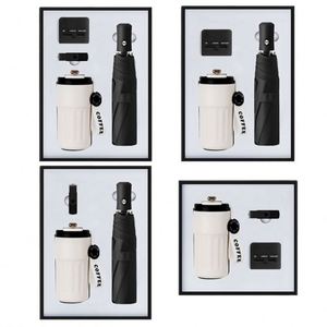 Custom Logo Business Gift Set Stainless Steel Digital Display Coffee Mug Notebook Signing <b>Pen</b> for Promotion - Product Image 5