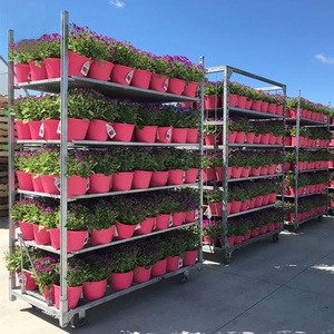 500kgs tải Vườn Ươm Rack hiển thị Đan Mạch Xe đẩy dây lưới hoa dịch vụ giỏ hàng trồng hoa giỏ hàng - Product Image 4