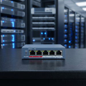 สวิตช์ DS-3E1105P-EI แบบ Smart Managed 4 พอร์ต รองรับ Gigabit ความเร็ว 100 Mbps กำลังไฟ PoE 30W พร้อมเซ็นเซอร์ CMOS ใช้งานร่วมกับ NVR ได้ - Product Image 2