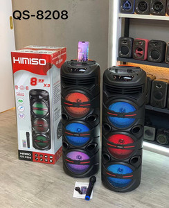 QS-8208 8 Inch Karaoke Không Dây Đảng Xe Đẩy Loa Ngoài Trời Công Suất Cao 40W Parlantes Portatiles <span class=keywords><strong>Retro</strong></span> <span class=keywords><strong>Boombox</strong></span> Xách Tay - Product Image 6