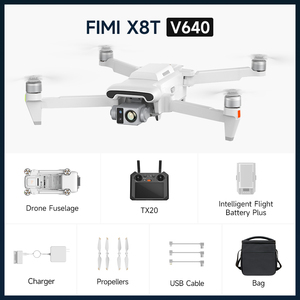 FIMI X8T X8 20km de alcance Dron UAV con cámara infrarroja térmica Profesional 4K Quadcopter Mini Dron gran angular y 30x Hybrid UAV - Product Image 6