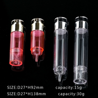Presse pompe eau lumière aiguille petit compte-gouttes ampoule ampoule essence liquide bouteille double compartiment poudre lyophilisée