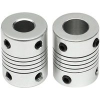 Accouplement élastique en alliage d'aluminium pour imprimante 3D Accouplement flexible D19L25