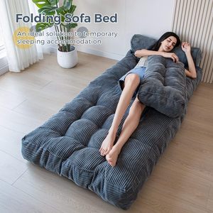 <span class=keywords><strong>Divano</strong></span> <span class=keywords><strong>Letto</strong></span> Pieghevole, Poltrona Convertibile Senza Struttura, <span class=keywords><strong>Divano</strong></span> in Schiuma Compresso per Soggiorno e Camera da <span class=keywords><strong>Letto</strong></span>, Singolo - Product Image 3