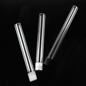 <span class=keywords><strong>Tubes</strong></span> à essai jetables en plastique PET 16mm <span class=keywords><strong>22mm</strong></span> transparents à fond rond de laboratoire avec couvercles - Product Image 5