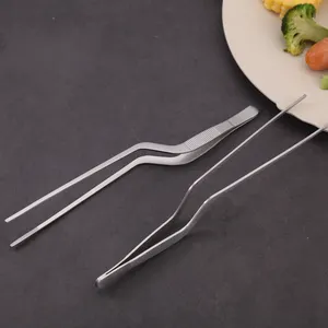 Ergonomic Stainless Steel BBQ Tongs Professional Grade Tool For Grilling Perfection