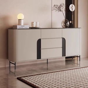 Meuble d'appoint moderne et minimaliste avec unité de rangement de style luxueux, meuble d'appoint pour le salon, table d'entrée - Product Image 2