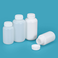 Bouteille ronde en plastique marron, résistante aux produits chimiques, en PP, à large ouverture, 10 ml, surface mate, avec bouchon à vis, vente chaude usine, OEM/ODM