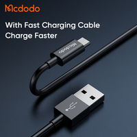 Chargeur USB intelligent Mcdodo 479, chargeur universel à double port pour voyage rapide, PCB 5V 2.4A, chargeur mural USB avec câble Micro 3A 1.2M