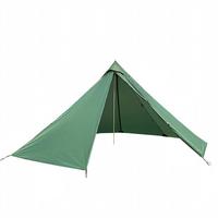 Tente de camping pyramidale imperméable et légère, sans poteaux, pour le camping en plein air, le bushcraft et la survie