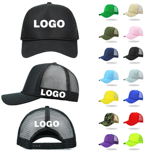 Casquette de <span class=keywords><strong>golf</strong></span> en mousse unie personnalisable de haute qualité avec logo imprimé ou brodé, style Dad Hat ou Trucker - Product Image 1