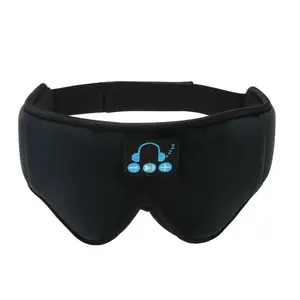2023 nouveau 5.0 sans fil musique masque pour les yeux sommeil voyage personnalisé 3D sommeil bandeau masque pour les yeux