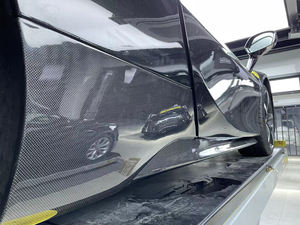 <span class=keywords><strong>Ferrari</strong></span> SF90 <span class=keywords><strong>accessori</strong></span> automobilistici stile OEM in fibra di carbonio secca Upgrade ricambi Auto kit carrozzeria gonna laterale per <span class=keywords><strong>Ferrari</strong></span> SF90 - Product Image 4