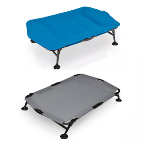 Marco de acero plegable de la mejor calidad de fábrica, malla de refrigeración elevada, ajustable, a prueba de masticación, camas para gatos, cuna, camping al aire libre, interior - Product Image 1